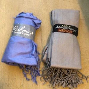 Bundle of two brand new pashminas